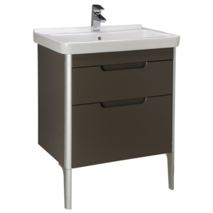 Umyvadlová skříňka s umyvadlem ROCA DAMA-N 65 cm - taupe