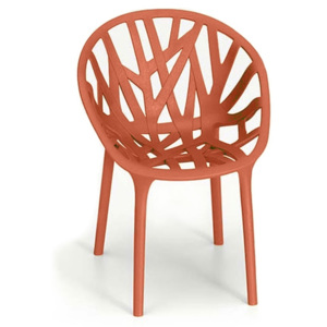 Výprodej Vitra židle Vegetal (cihlově červená)