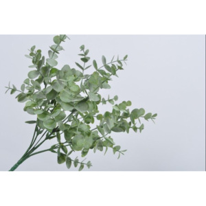 Umělá květina SILK-KA eucalyptus zelená barva výška 33 cm