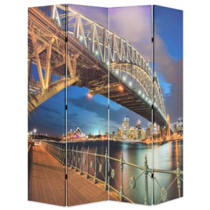 Skládací paraván 160 x 180 cm Přístavní most v Sydney