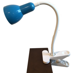 Nipeko LED skřipcová stolní lampička Nipeko HC002 modrá