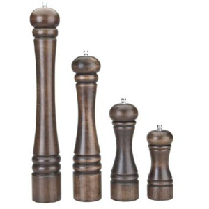 Dřevěný mlýnek na pepř tmavý - Ibili Varianta: Dřevěný mlýnek na pepř tmavý 15cm - Ibili, Materiál: Dřevo, Rozměry: 15cm