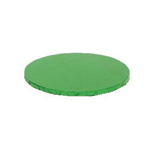 Kulatá podložka pod dort zelená 25x1,2 cm - Decora