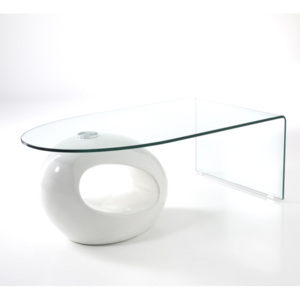 Tomasucci Konferenční stolek FRENK 40x110x60cm,skleněný