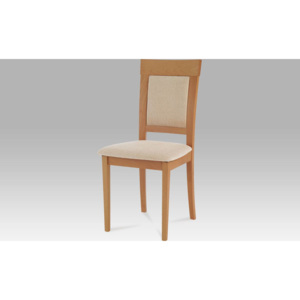 Jídelní židle, buk, potah béžový BC-3960 BUK3 Art