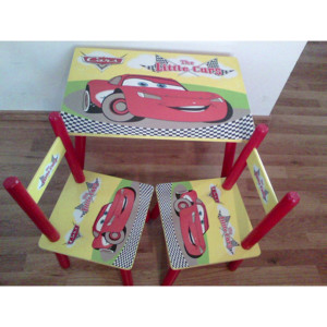 Dětský stolek Stoleček a 2 židličky Auta Cars
