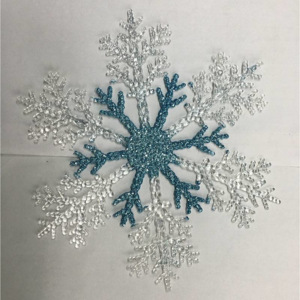 Hvězdička, závěsná vánoční dekorace ,barva modrá VCA089-B Art