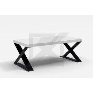 Konferenční stolek SAIA MINI, 120x46x60, bílý lesk