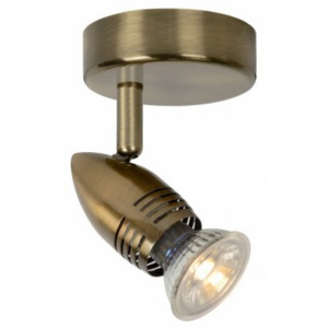 LUCIDE CARO-LED Wall Spot 1xGU10/5W D8.5 H10.5 Bronze, bodové svítidlo, bodovka