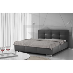 Čalouněná postel ZILA s matrací, 120x200