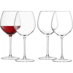 LSA Wine sklenice na červené víno, 400ml, set 4ks čiré G1152-14-301