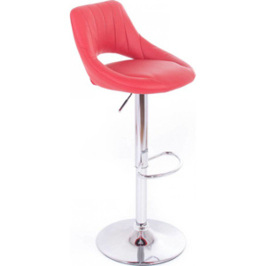 Barová židle Aletra koženková red 60023185 G21