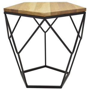 Odkládací stolek Modern net, černá, 38,5x36,5x36,5 cm