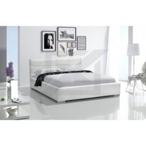 Čalouněná postel PEGGY + matrace DE LUX, 140x200, madryt 128