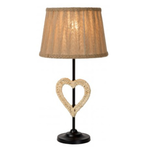 LUCIDE SHIRLY Table Lamp Heart E27, stolní lampa