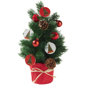 MELINERA® Vánoční stromek, 29 cm (červená)
