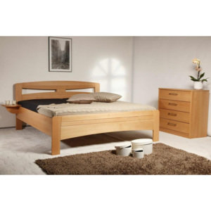 Masivní postel s úložným prostorem Evita 2 - 80/90/100x200cm - 90 x 200cm