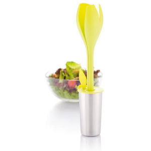 Salátový set Tulip, limetkový - XD Design