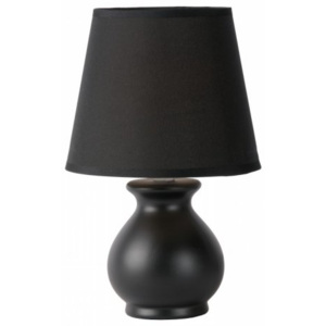 LUCIDE MIA Table Lamp Ceramic E14 L17 W17 H27cm Anthracite, stolní lampa