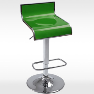Barová židle SH6012 ZELENÁ Dekorhome - poslední 1 kus