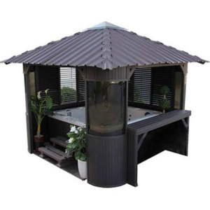 Zastřešení vířivky - Altán GAZEBO šedý