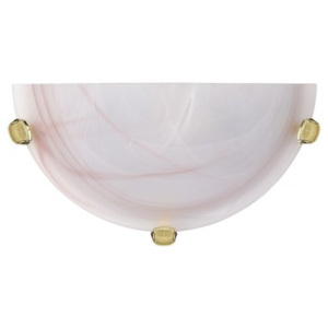 LUCIDE ALBASTRO Wall lamp R30cm E27/60W Alabaster glass Pink, nástěnné svítidlo
