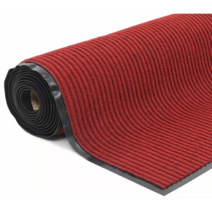 Protiskluzová rohožka s vinylovým podkladem 1,2 x 5 m červená