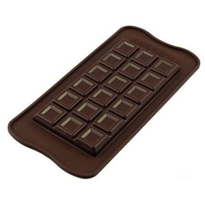 Silikonová forma na čokoládu – zdobená čoko tabulka - Silikomart