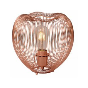 LUCIDE WIRIO Table Lamp E27 H24 D25cm Copper, stolní lampa
