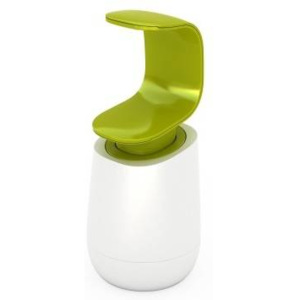 Dávkovač na mýdlo/saponát C-pump, bílý/zelený - Joseph Joseph
