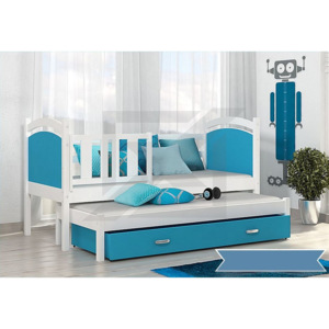 Dětská postel DOBBY P2 color + matrace + rošt ZDARMA