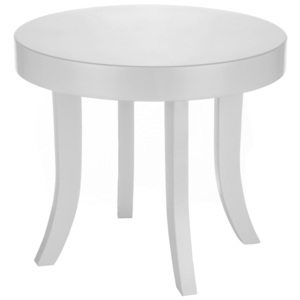 Dětský stolek kulatý Barva desky: Bílá, Barva nohou: Bílá