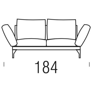 Beltá / Frajumar designové sedačky Asso 184cm