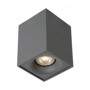 LUCIDE BENTOO-LED Spot Gu10/5W L8 W8 H11cm Grey, bodové svítidlo, bodovka