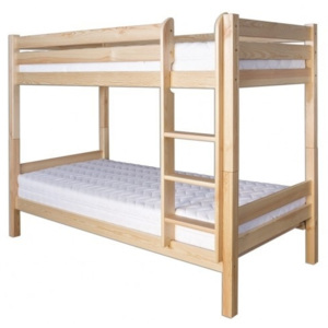 Patrová postel LK136 90 x 200 cm - šedá