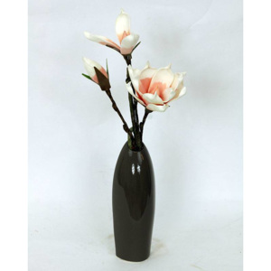 Váza keramická hnědá HL708429 Art