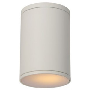 LUCIDE TUBIX Ceiling Light IP54 H15 D10cm White, venkovní svítidlo