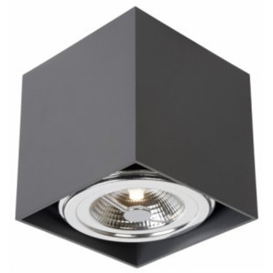 LUCIDE DIALO-LED Spot AR111 12W Dimm, Square, Grey, bodové svítidlo, bodovka
