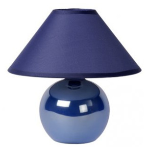 LUCIDE FARO Table lamp H21cm Pearl Blue, stolní lampa