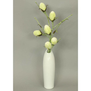 Váza keramická bílá HL708405 Art