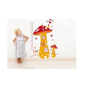 Dětské samolepky - Metr a houby - Nalepovací tabule