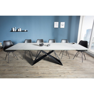 Jedálenský stôl ZEUS 180-260 cm - sivá