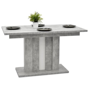 Jídelní stůl GASEN rozkládací, surový beton