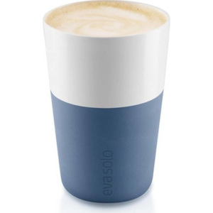 Hrnky na café latte 360ml, set 2ks, světle modré, 501040