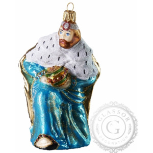 Vánoční figurka Král klečící