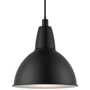 Závěsné industriální svítidlo Ø21,5cm, černá