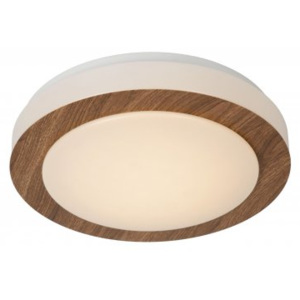 LUCIDE DIMY Ceiling Lamp LED Dimmable 12W D28cm, Dark Wood, stropní svítidlo
