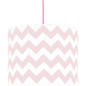 YoungDeco Textilní závěsná lampa Cik Cak Mini - růžová Varianta: None