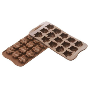 Silikonová forma na čokoládu – sovičky - Silikomart