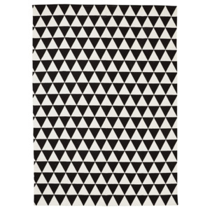 MERADISO® Koberec, 140 x 200 cm (černá/bílá)